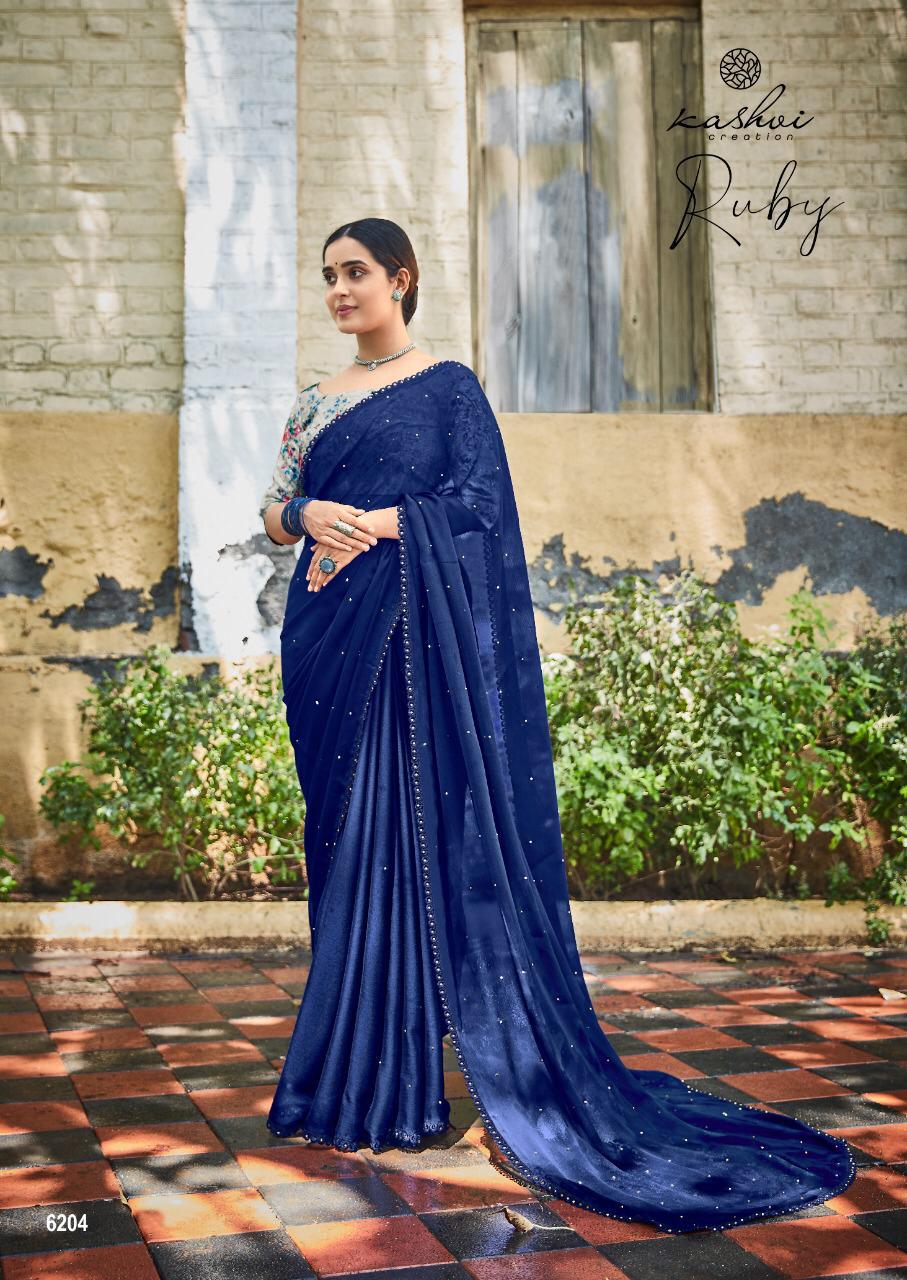 Moss Chiffon Designer Saree Collections-SH0591