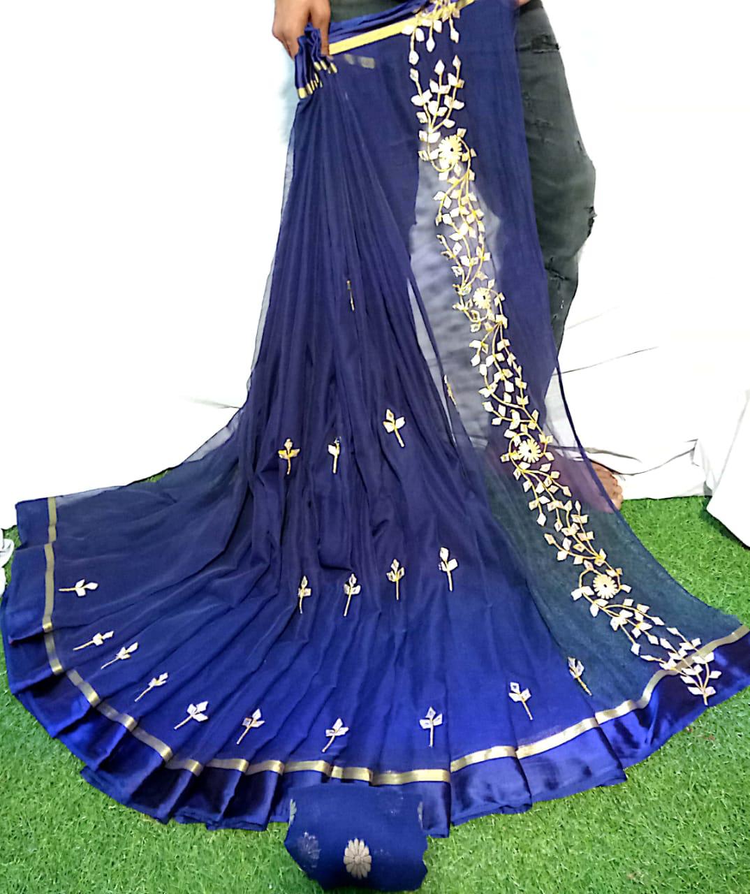 Designer Chiffon Sarees -SH0567