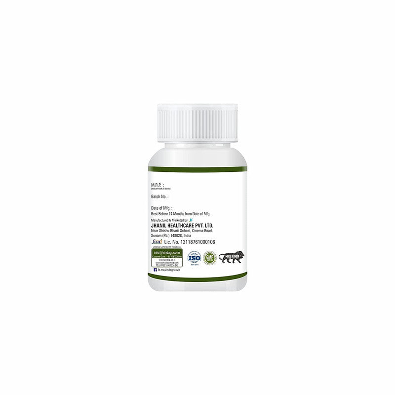 Zindagi Spirulina Extract 60 Capsule (500mg Each) - Naturally Grown, Vegan - (60 Capsules) - SHTZ1025