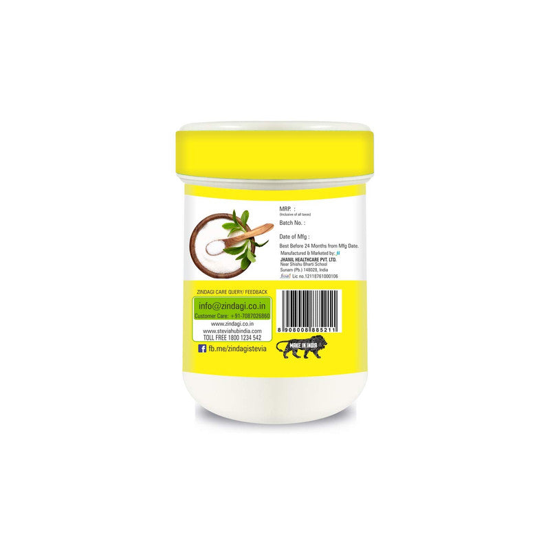 Zindagi Stevia Powder - Natural Stevia White Powder - Sugarfree Stevia Powder - Stevia Extract Powder 400 gm - SHTZ1033