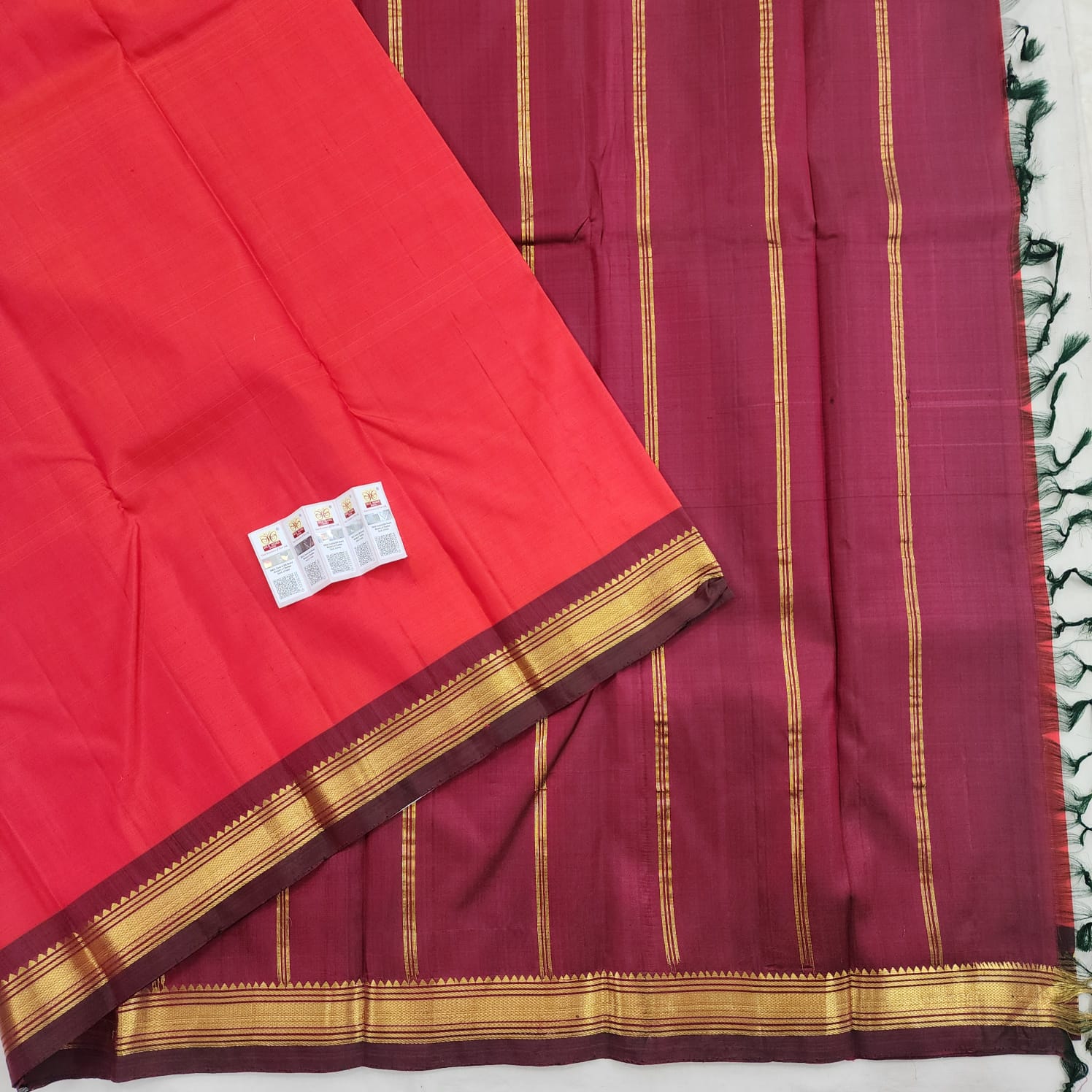 Kanchipuram Pure Korvai Silk Sarees