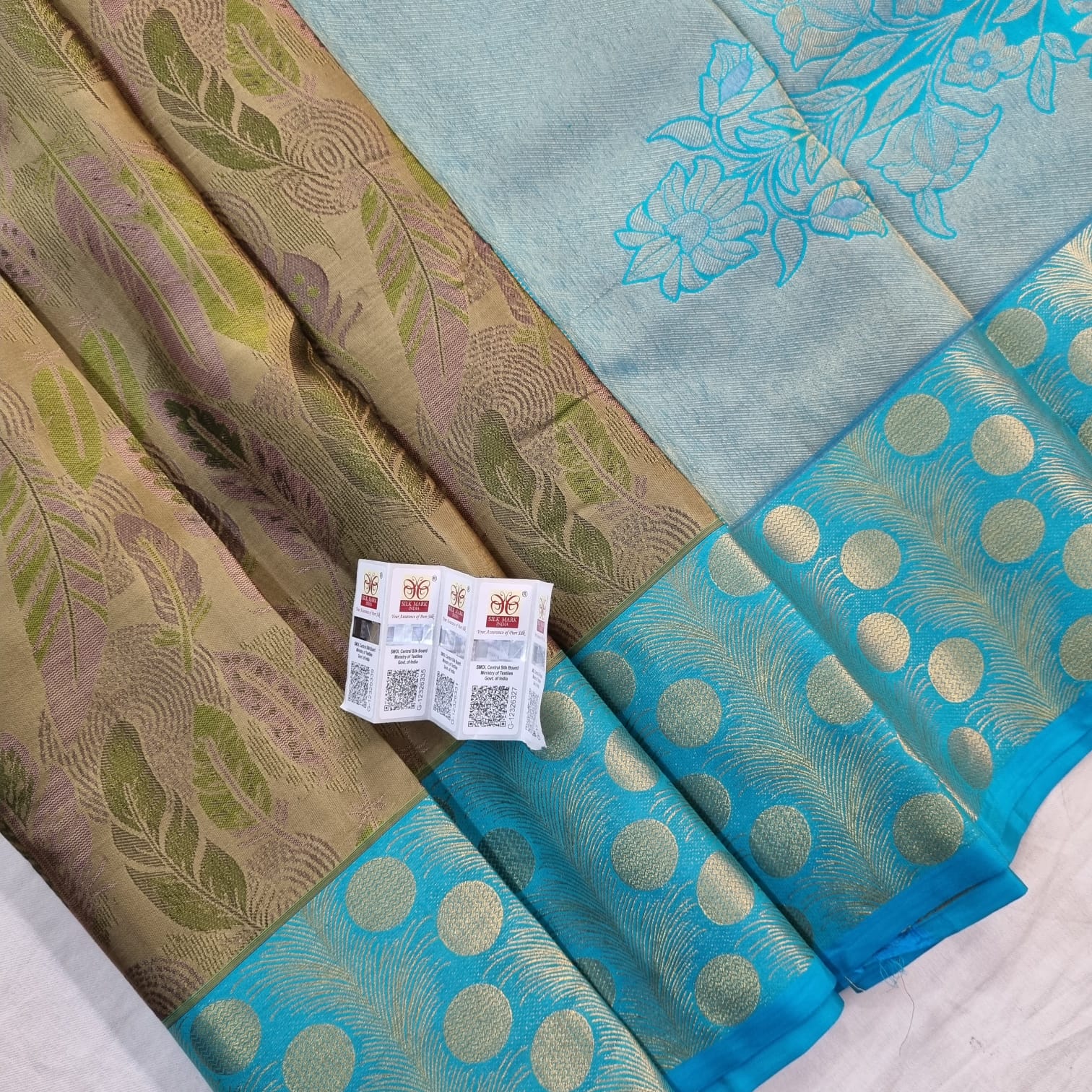 Kanchipuram Pure Korvai Silk Sarees 1012
