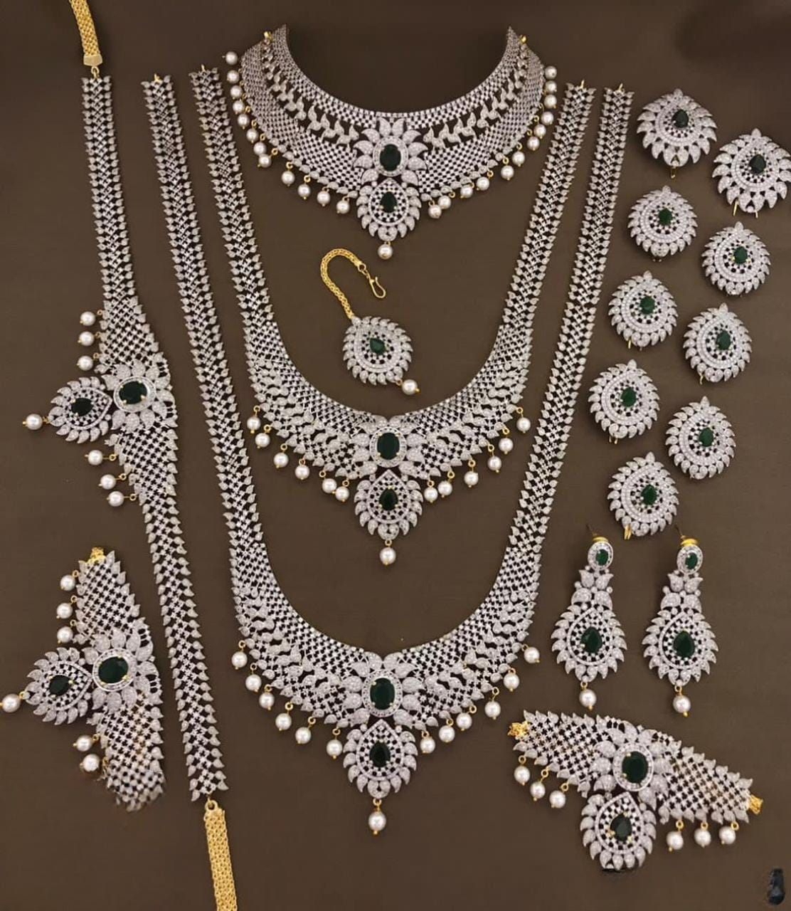 Exclusive South Indian AD Bridal Sets - SHJ1024