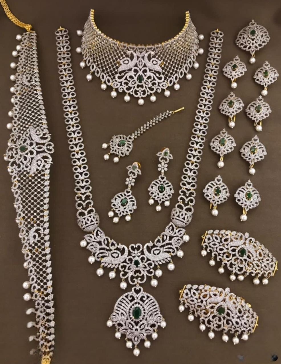 Exclusive South Indian AD Bridal Sets - SHJ1023