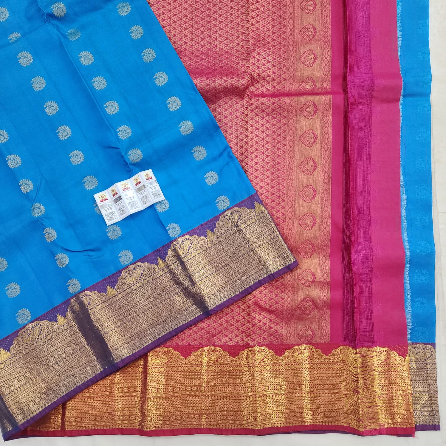 Kanchipuram Pure Korvai Silk Sarees