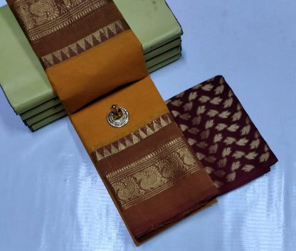 Elegant Chettinad Cotton Sarees - SH0602