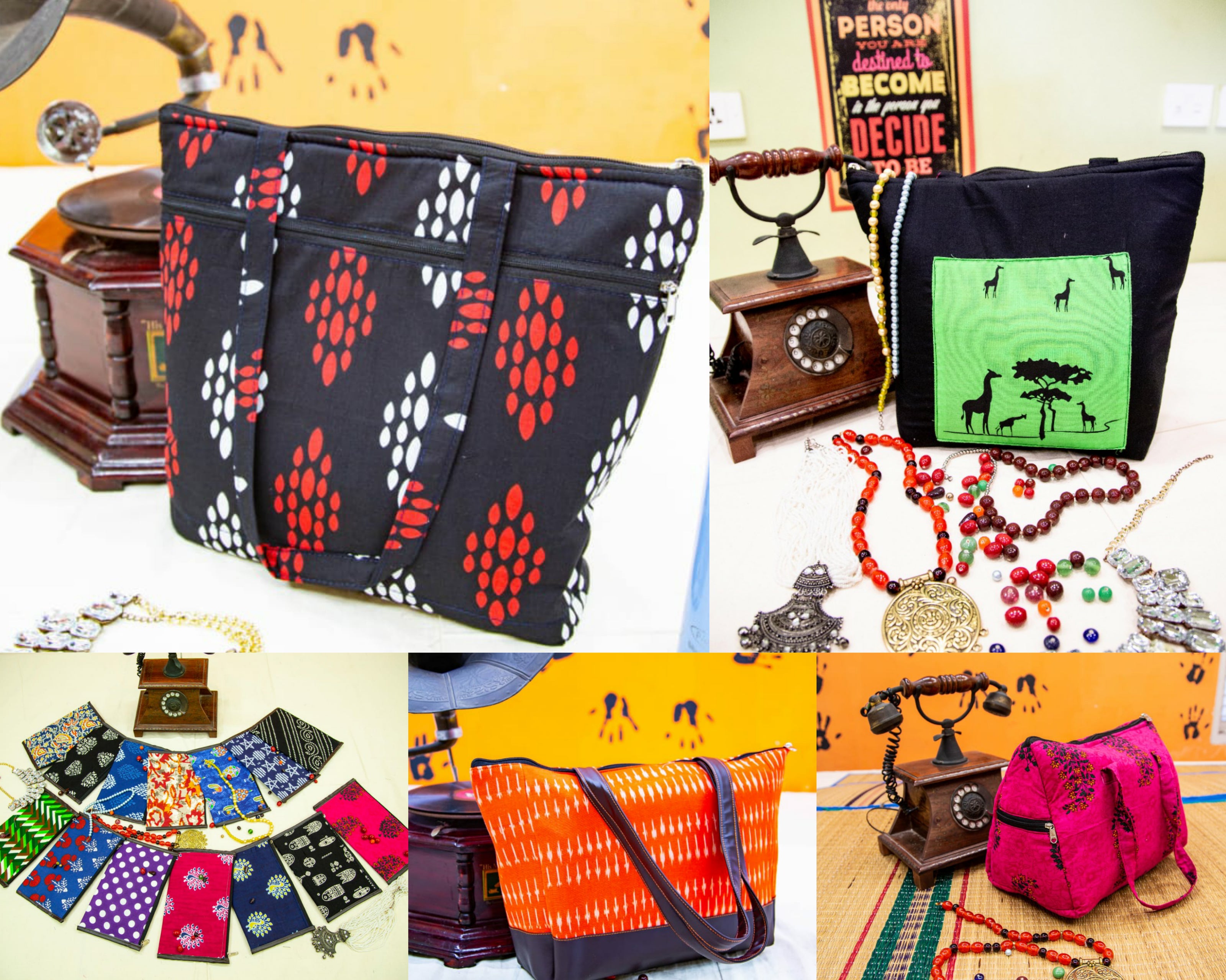 BAGS, CLOTH BAGS, UTILITY BAGS, PURSES, POUCHES, MULTI USE BAGS, SHOPPING BAGS, TRAVEL BAGS