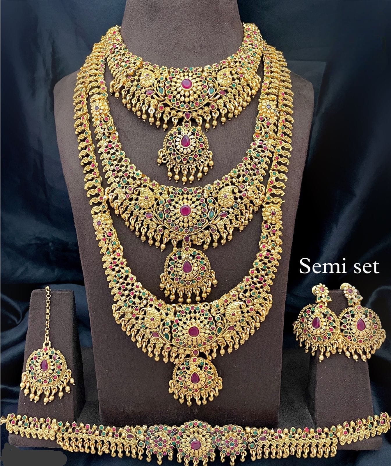Semi Bridal Set-Wedding Jewelry SHJ1132