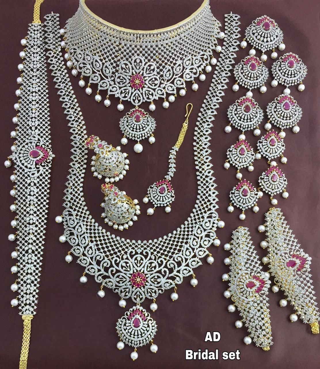 Classy South Indian AD Bridal Sets - SHJ1027
