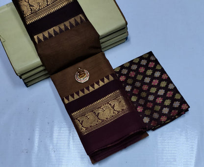 Elegant Chettinad Cotton Sarees - SH0602