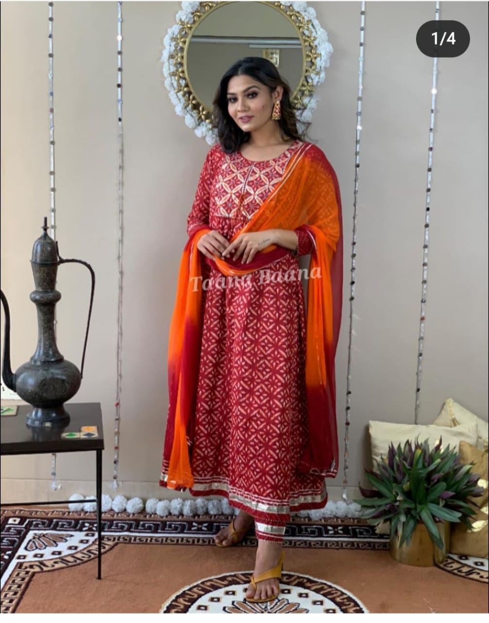 Colorful Kurta Set for Women-SHKS1171