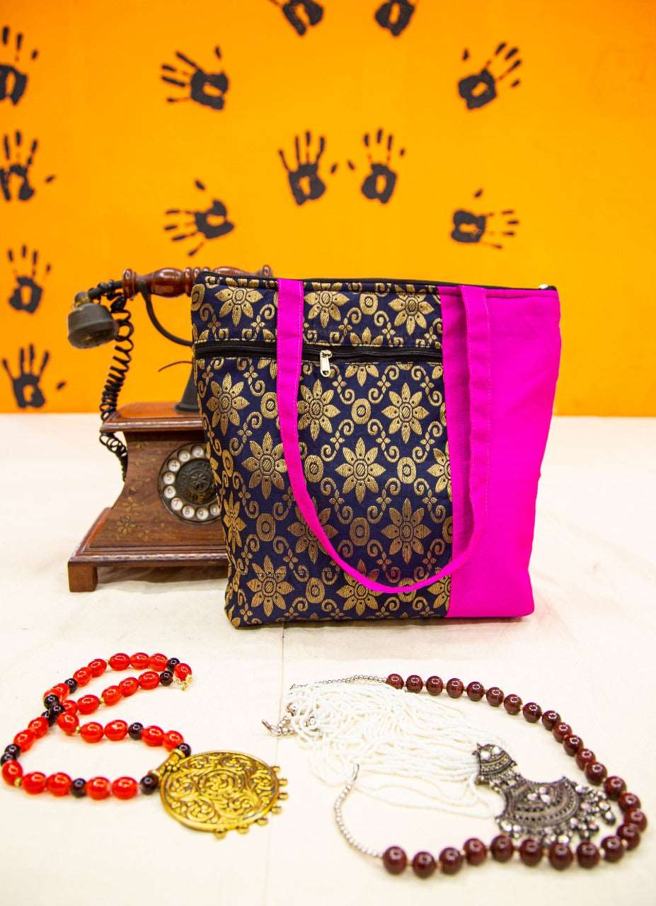 Brocade Handbags-SHB1011