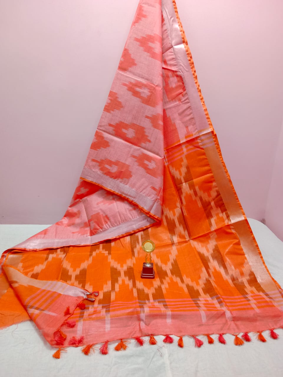 Cotton Ikkat Saree Collections-SH0619