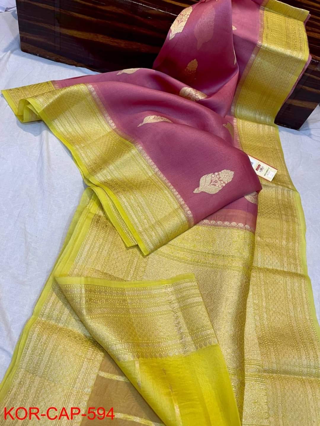 Beautiful Banarasi Kora Organza Saree Collections -SH0640