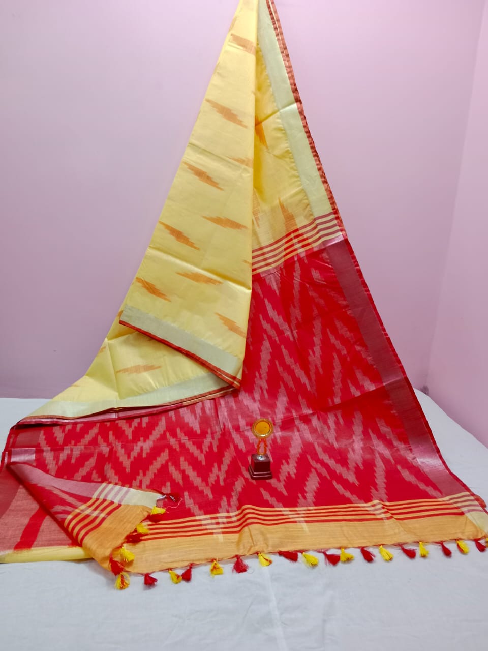 Cotton Ikkat Saree Collections-SH0619