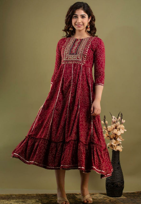 Elegant Anarkali Kurti for Women-SHKS1133