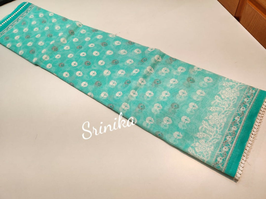 Classy Linen Silk Saree Collections-SH0601