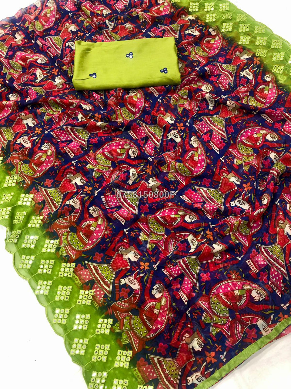 Light weight Georgette Sarees -SH0628