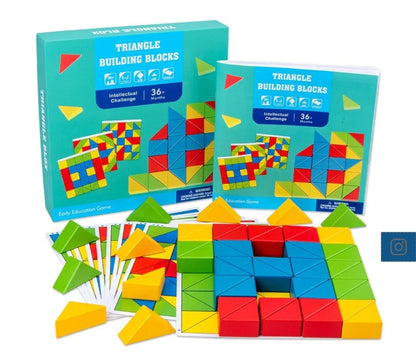 Triangle building blocks Toys for Kids-SHTM1111
