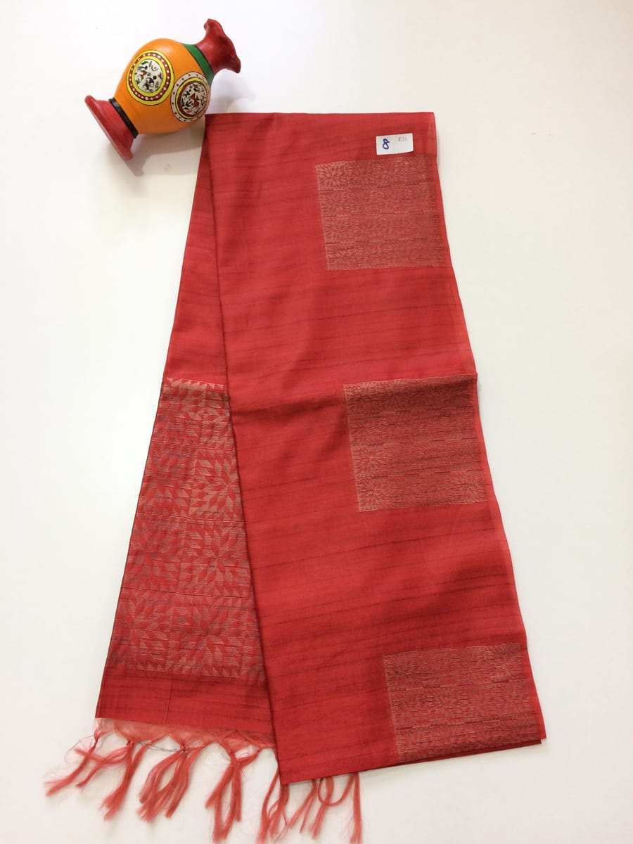 Fancy Jute Silk Sarees - SH0611