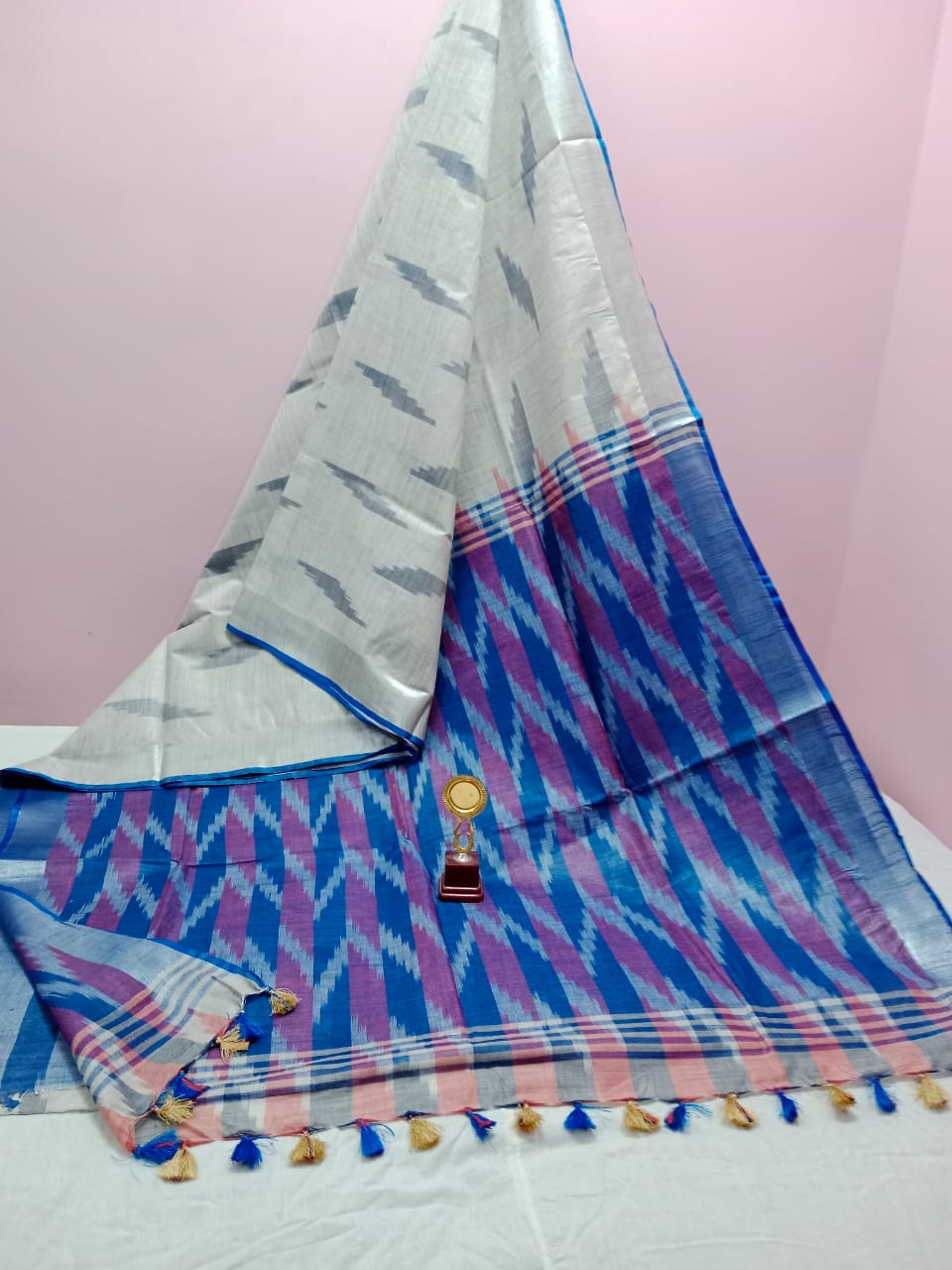 Cotton Ikkat Saree Collections-SH0619