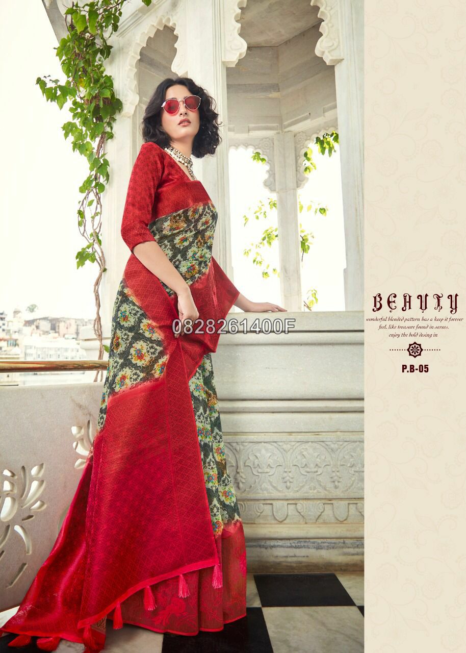 Ethnic Soft Cotton Saree Collections -SH0634