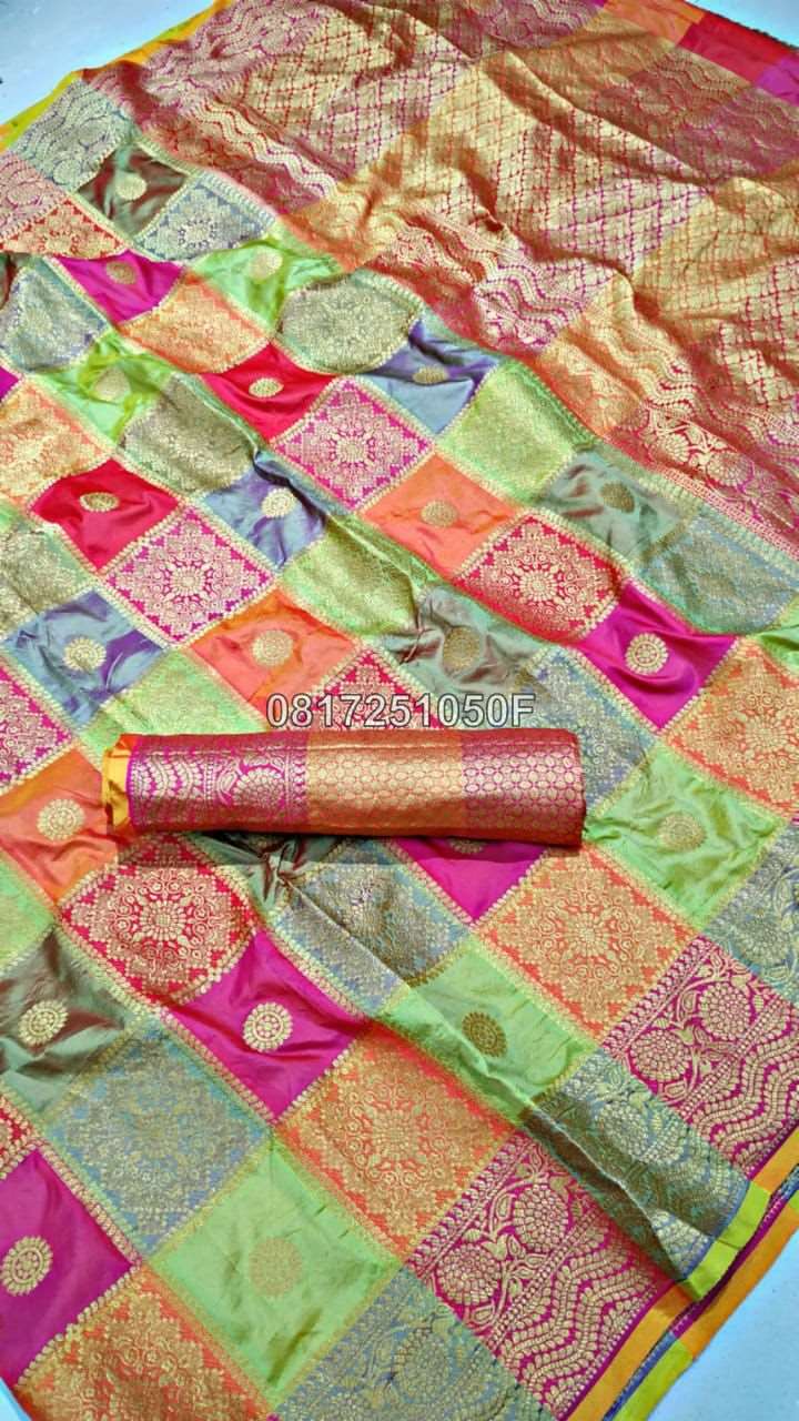 Beautiful Litchi Silk Saree Collections -SH0636