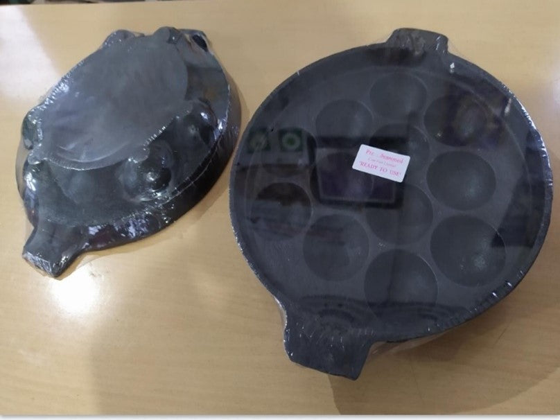 12 Pits Cast Iron Paniyaram Pan-SHC1017