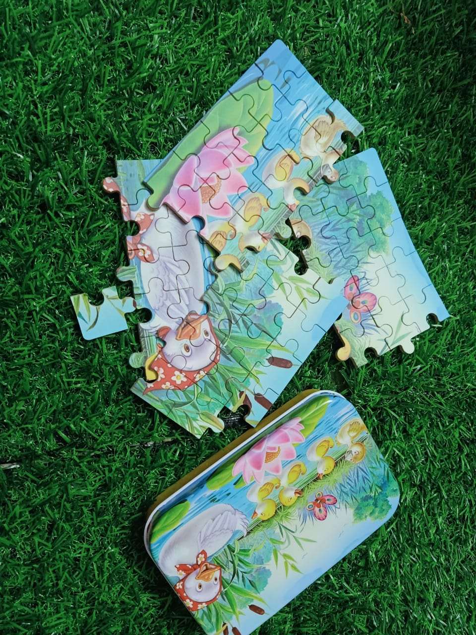 60 Pieces Wooden Montessori Puzzle Toys for Kids-SHTM1097