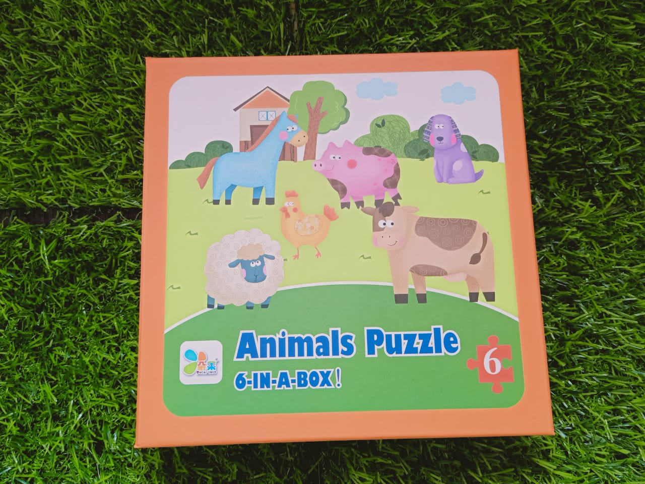 Wooden Puzzle Games 6-In-A-Box for Kids-SHTM1076