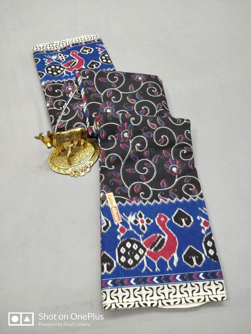 Kalamkari Cotton Saree Collections -SH0633