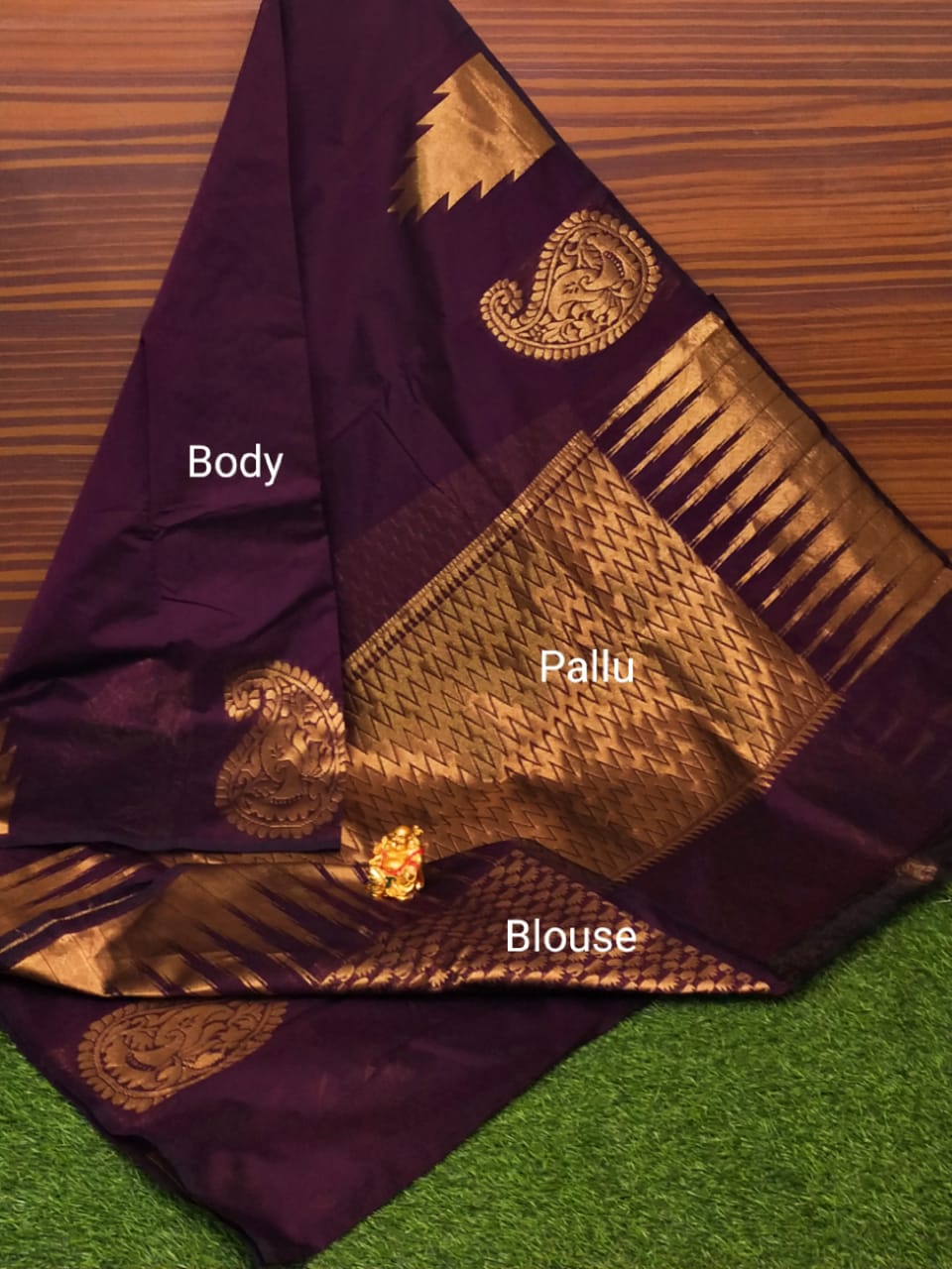 Fancy Silk Cotton Saree Collections-SH0587
