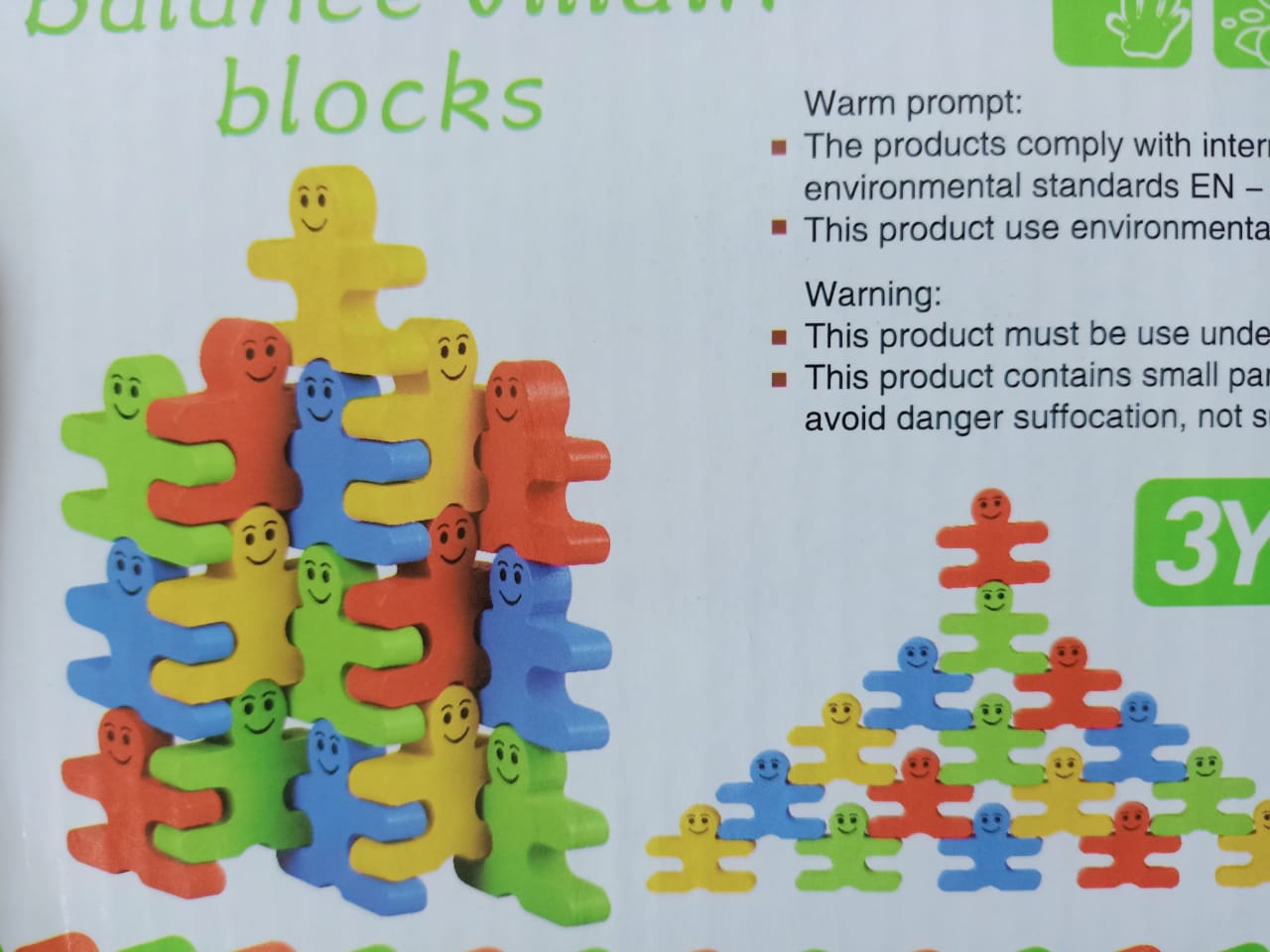 Balance Villain Blocks for Kids - SHTM1056
