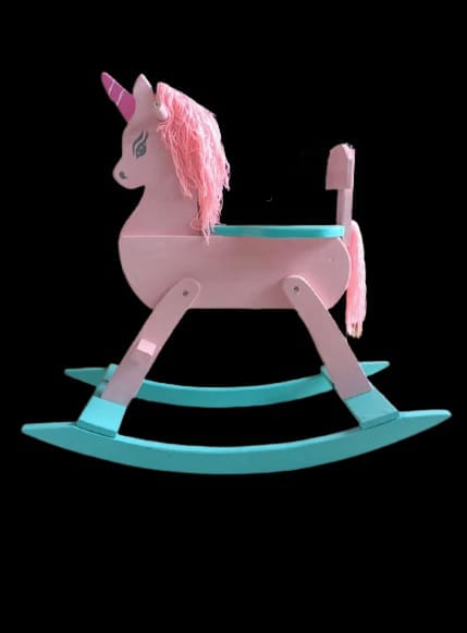 Wood Rocking Unicorn Horses for Kids - SHTM1147