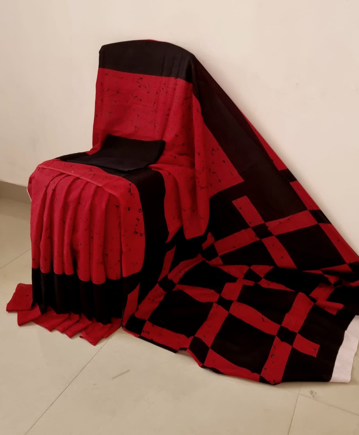 Beautiful Handblock Printed MulMul Saree Collections -SH0646