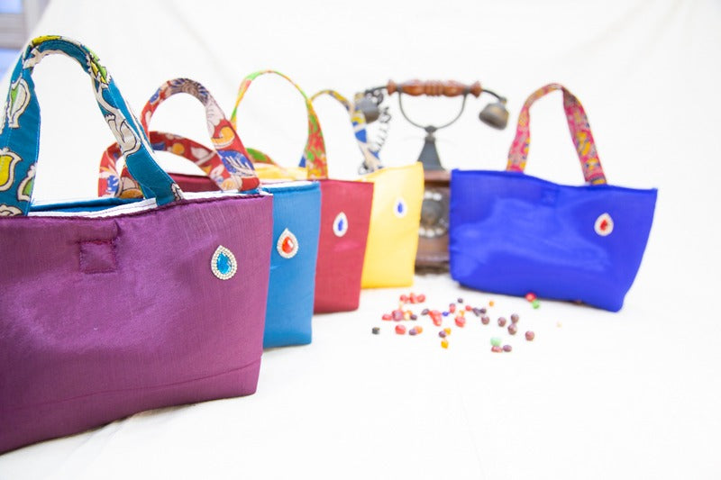 Silk Thamboolam Bags-SHB1073