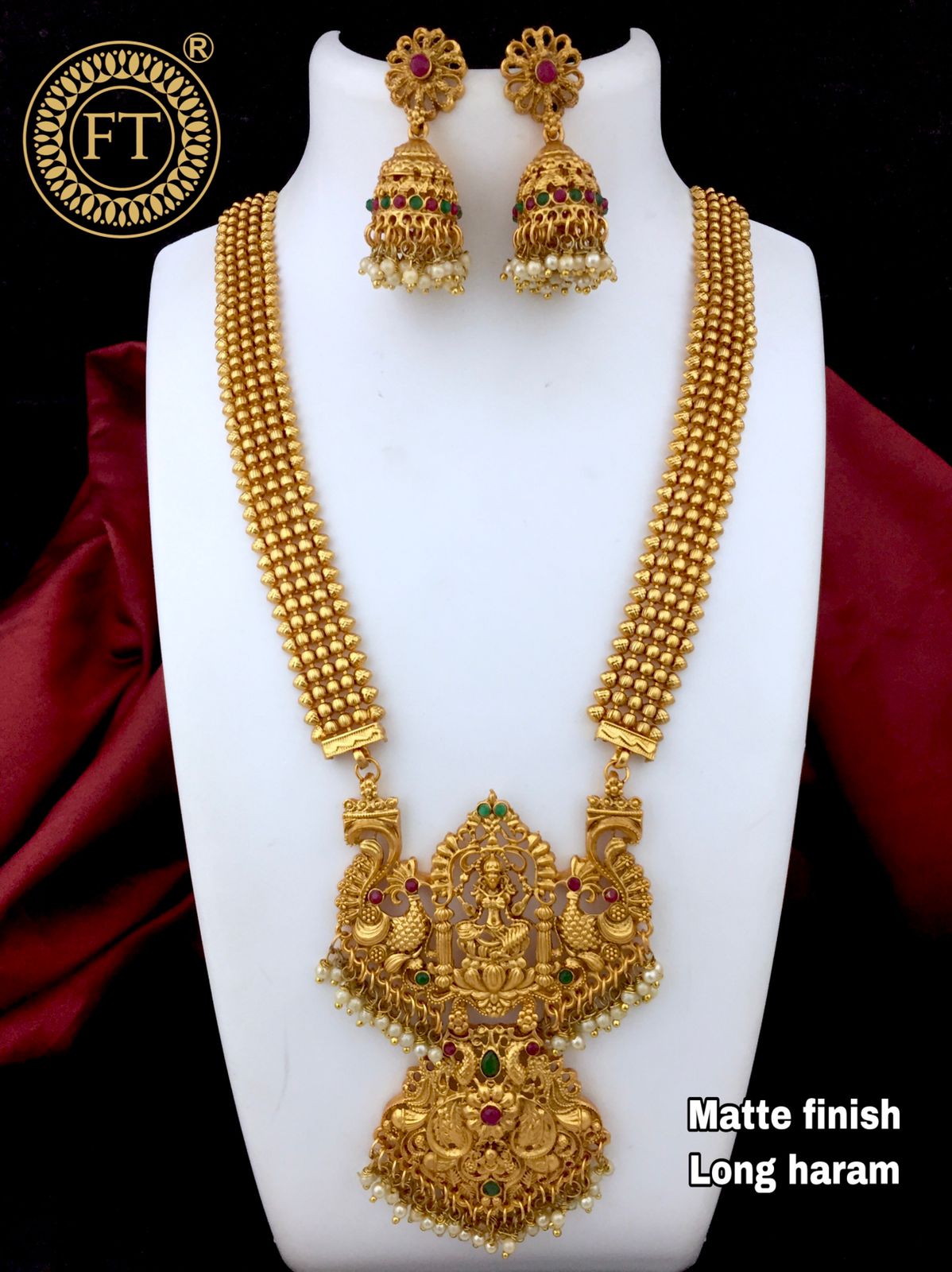 Traditional Matte Finish Long Haram Set- SHJ1044