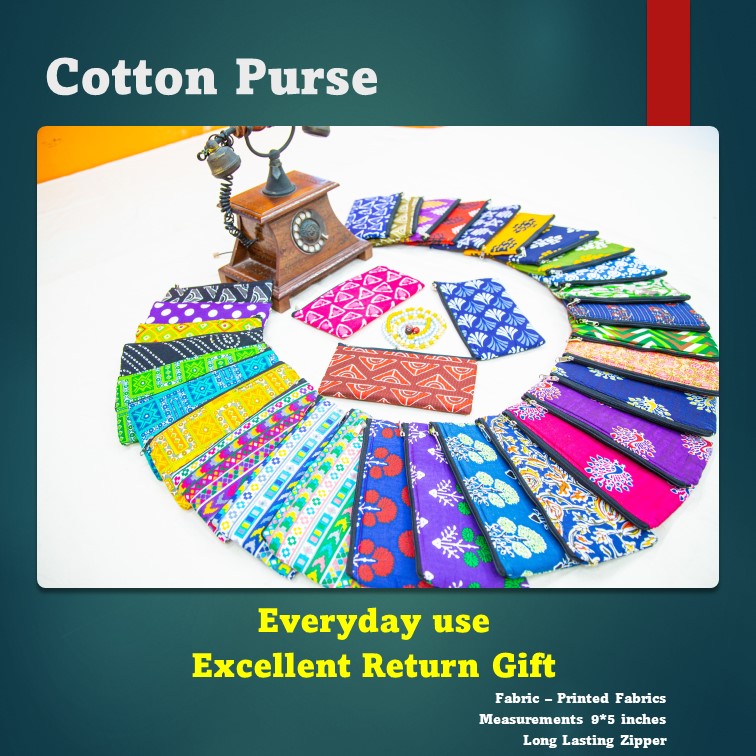 Printed Cotton Purse-SHB1007