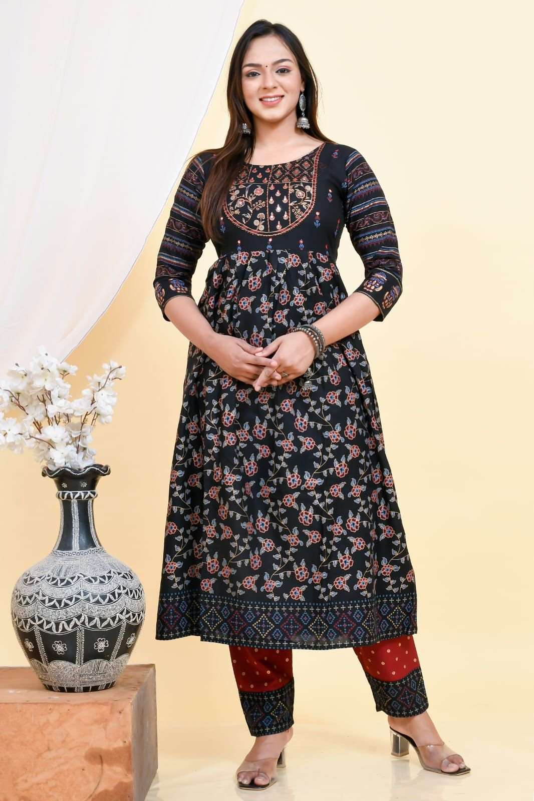 Classy Handwork Anarkali Kurta Sets for Women-SHKS1142