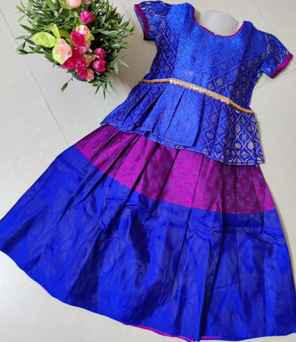 Ethnic Skirt Set for Girls-SHG1052