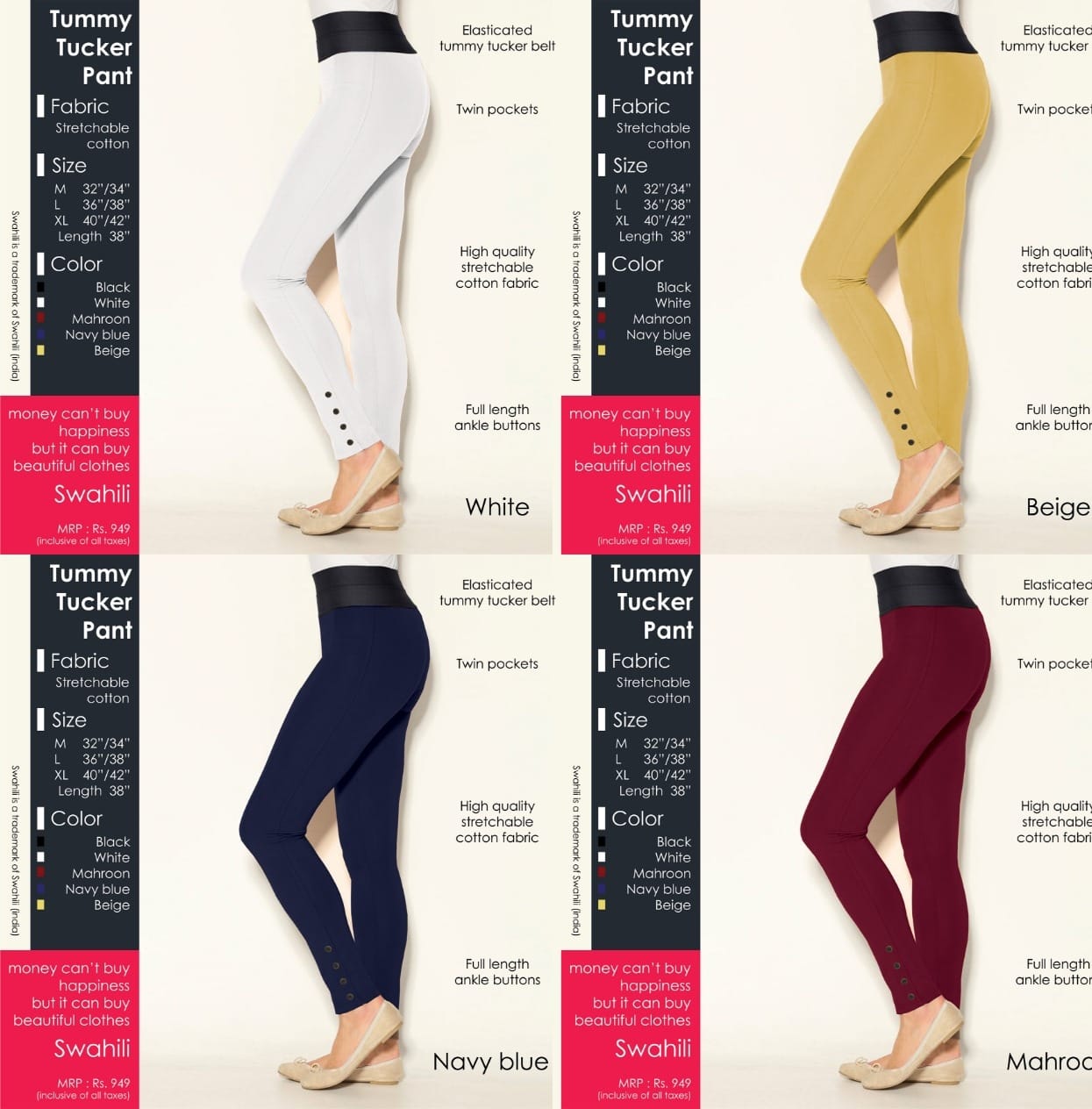 Tummy Tucker Pant Collections-SHBW1090