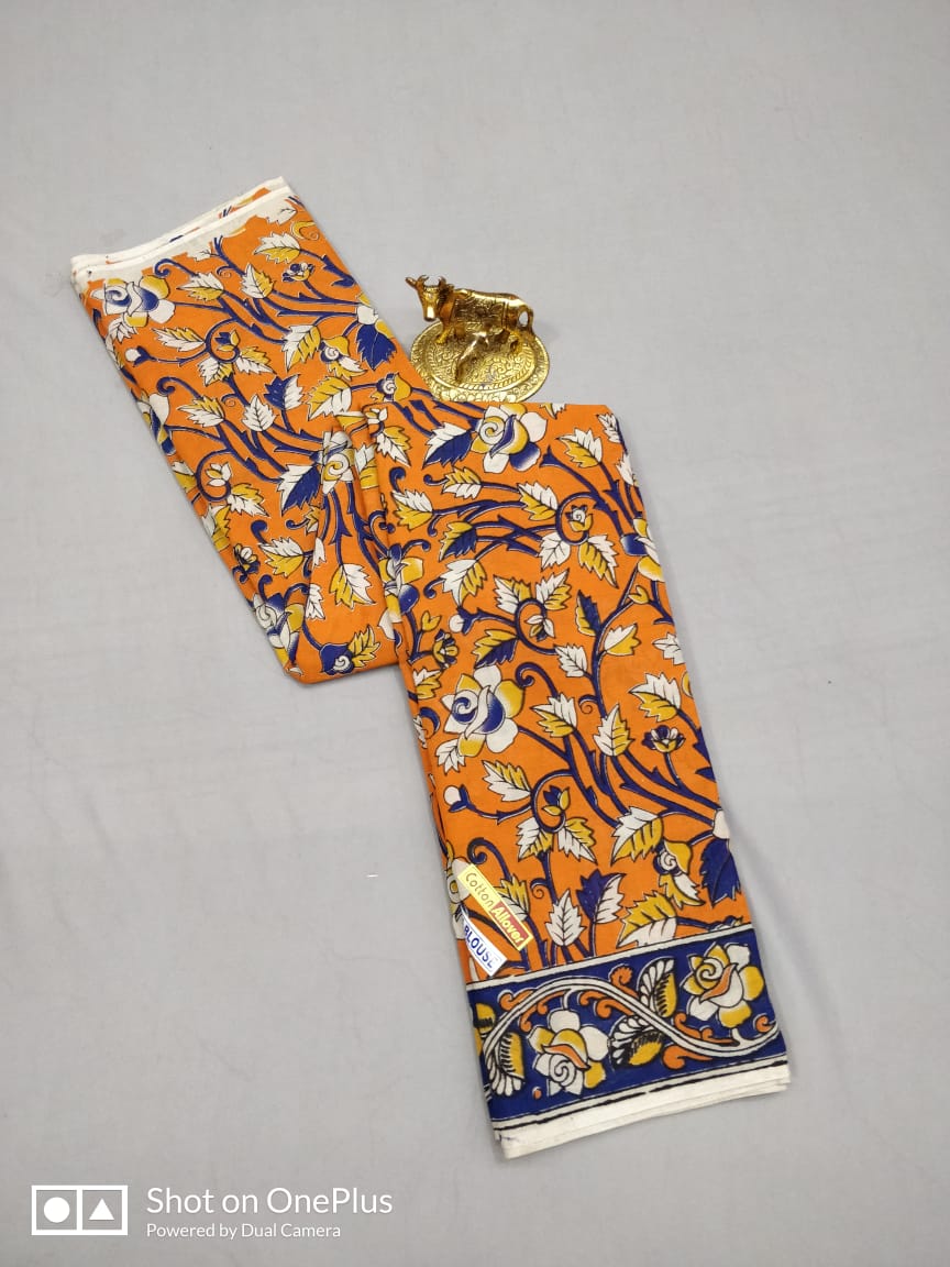 Kalamkari Cotton Saree Collections -SH0633