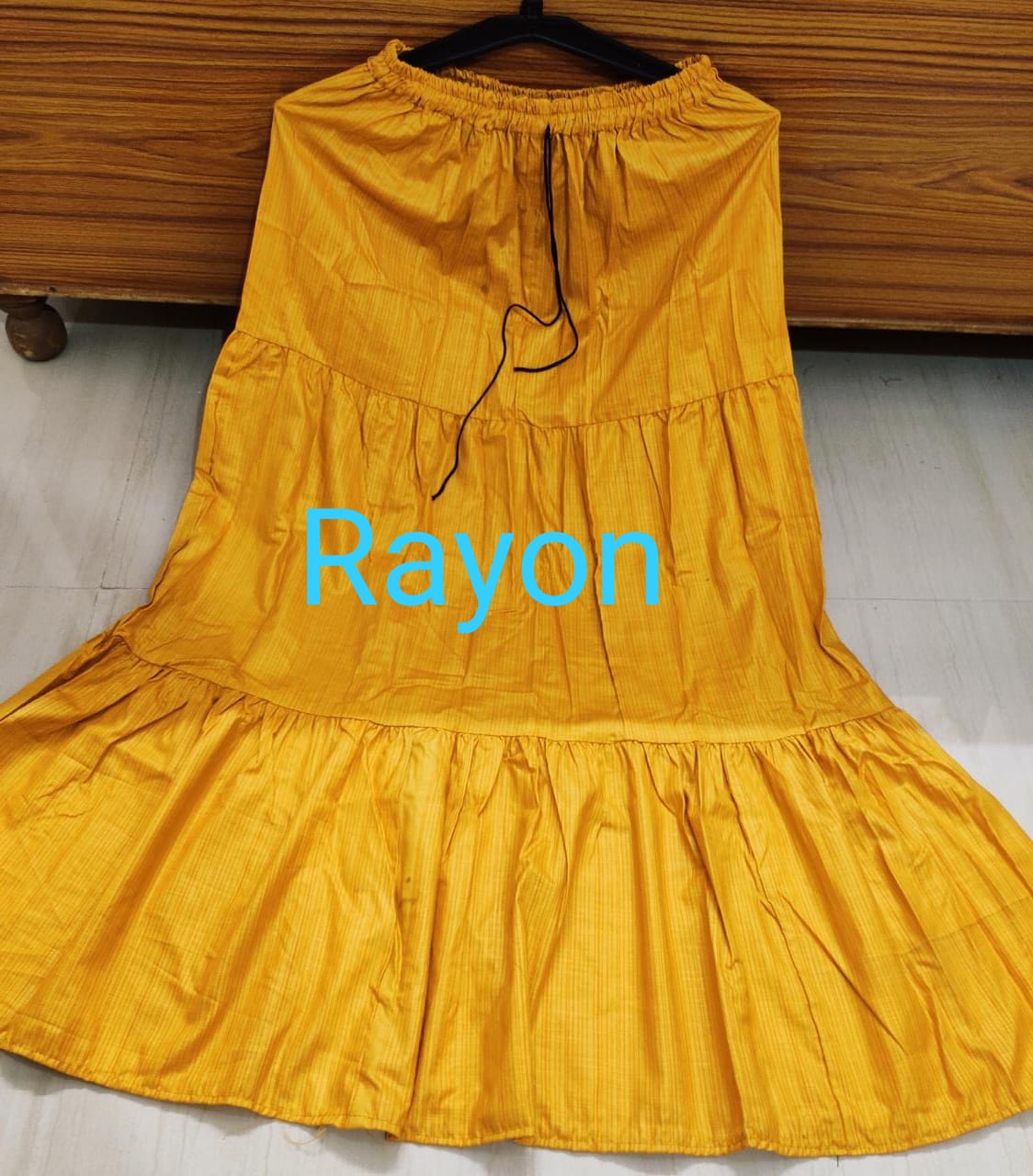 Women's Rayon/Cotton Plain Ethnic Skirt-SHBW1089