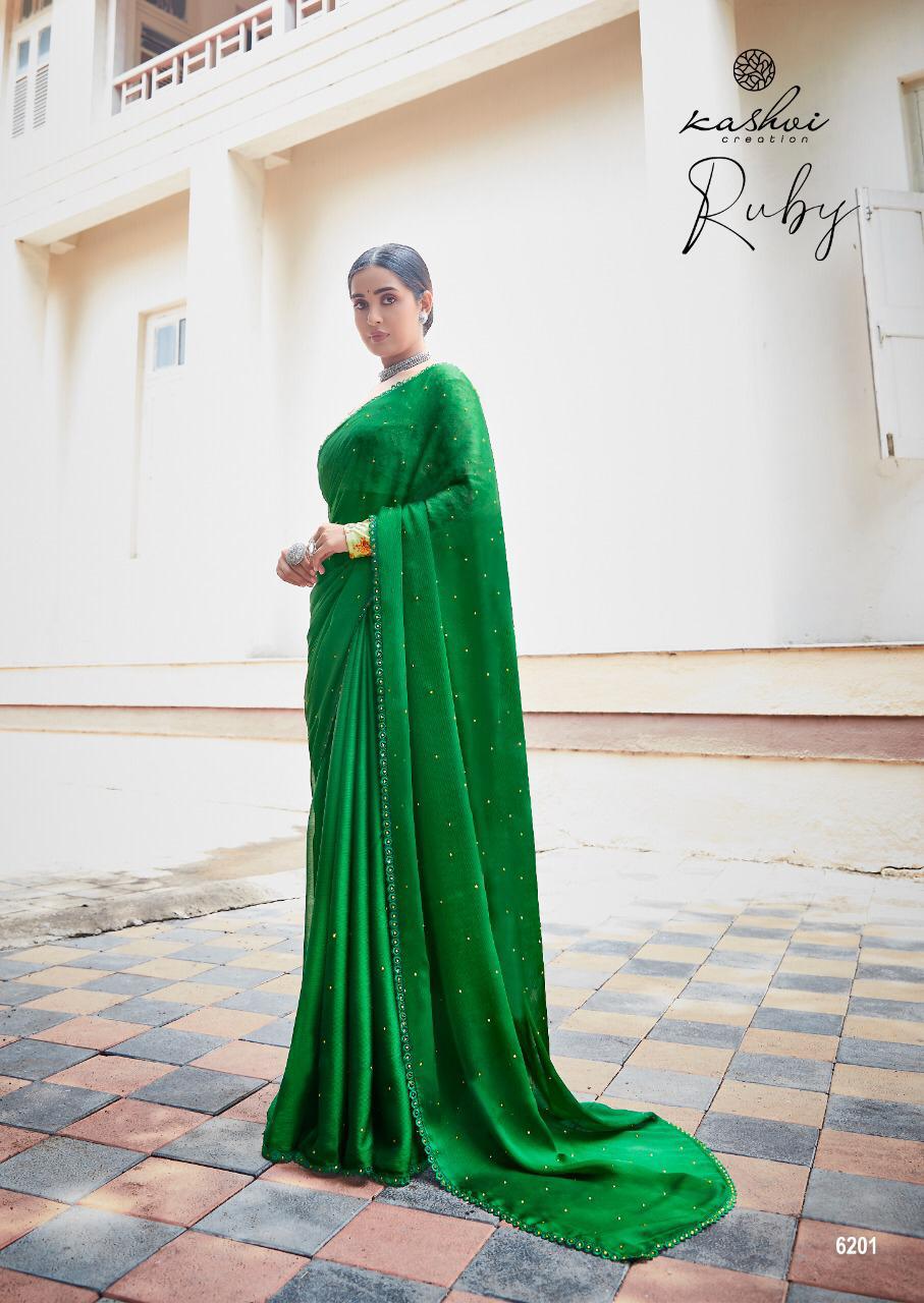 Moss Chiffon Designer Saree Collections-SH0591