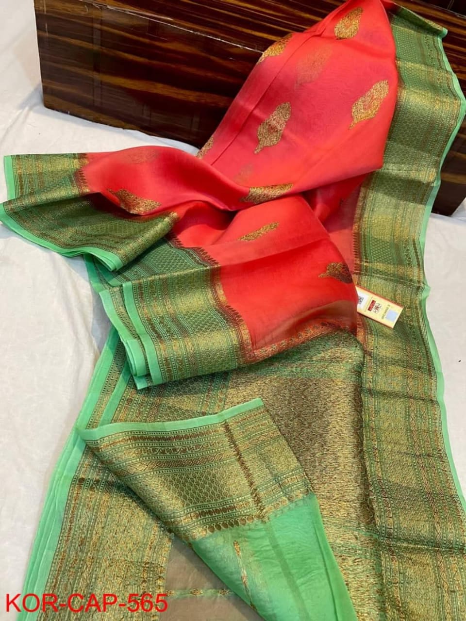 Beautiful Banarasi Kora Organza Saree Collections -SH0640