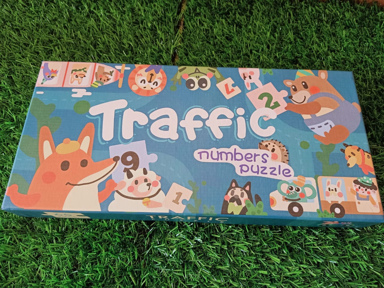 Traffic Number Puzzle for Kids-SHTM1088
