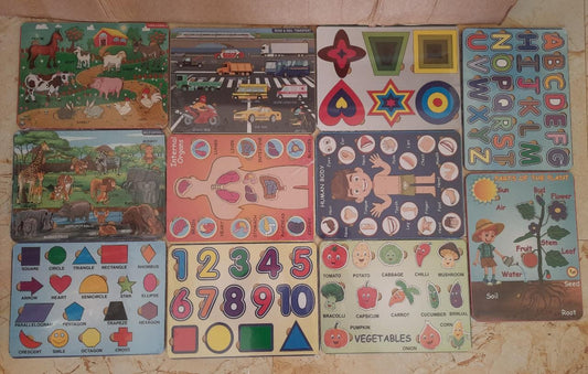 My First Learning Set Board Puzzles for Kids-SHTM1010