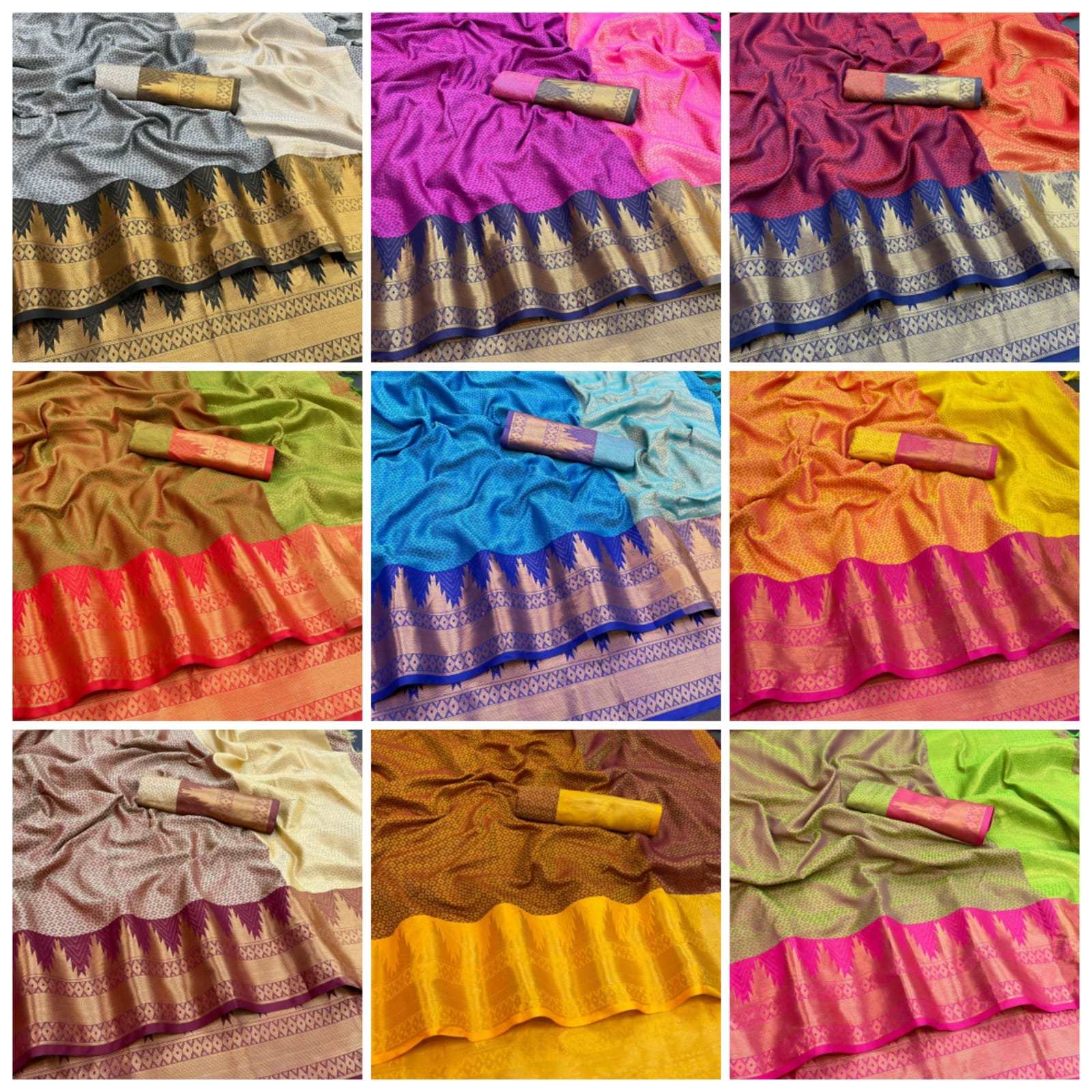 Cotton Silk Saree Collections-SH0620