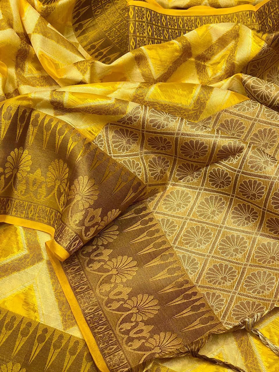 Handloom Kora Muslin Sarees -SH0577