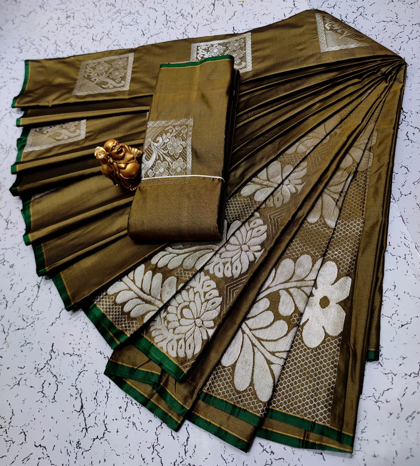 Fancy Silk Cotton Saree Collections-SH0599